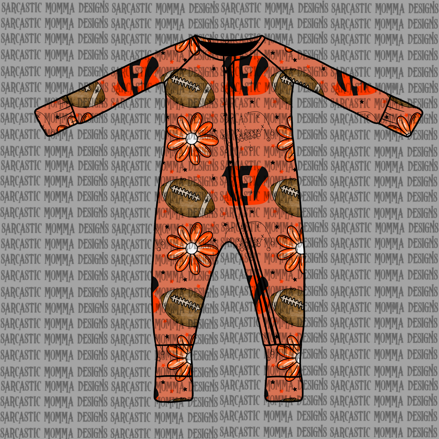 Bengals Floral Seamless File