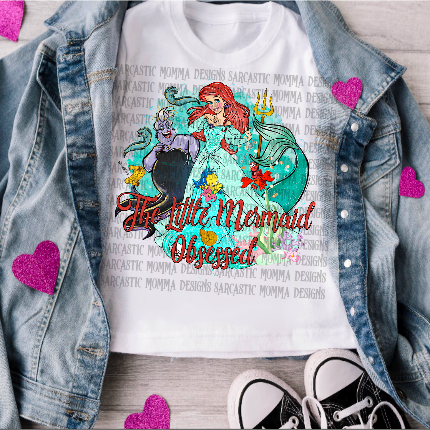 Little Mermaid Obsessed PNG File