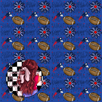 Patriots Floral Seamless File