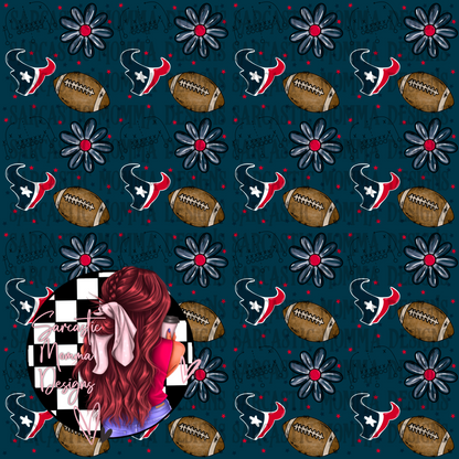 Texans Floral Seamless File