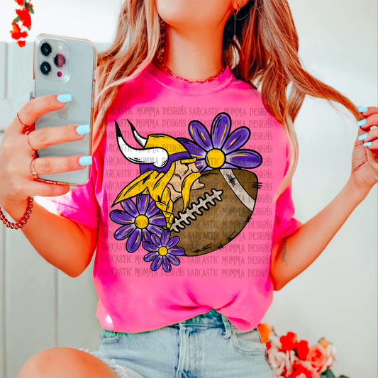 Vikings Floral PNG File