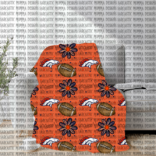 Broncos Floral Seamless File