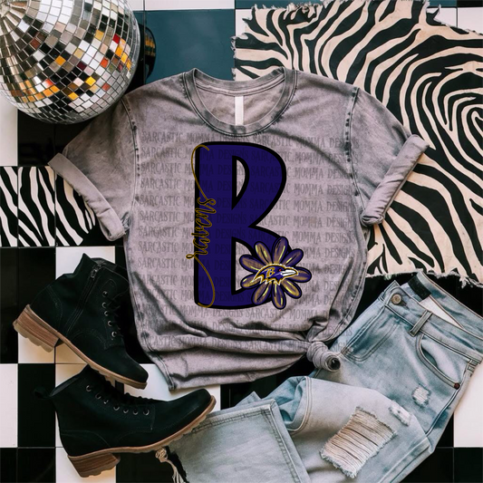 Ravens Letter PNG File