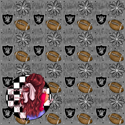 Raiders Floral Seamless File