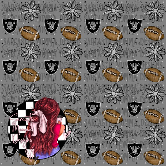 Raiders Floral Seamless File
