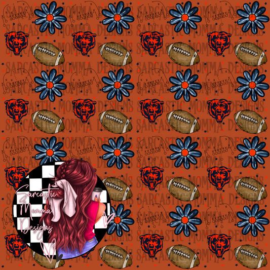 Bears Floral Seamless File