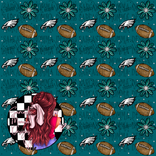 Eagles Floral Seamless File