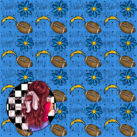 Chargers Floral Seamless File