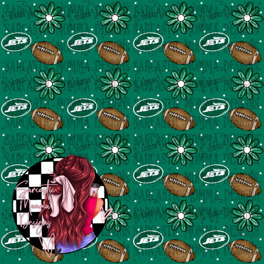 Jets Floral Seamless File