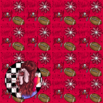 Buccaneers Floral Seamless File
