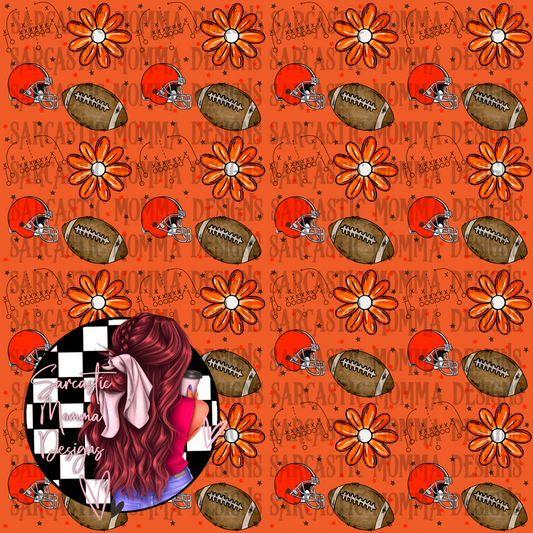 Browns Floral Seamless File