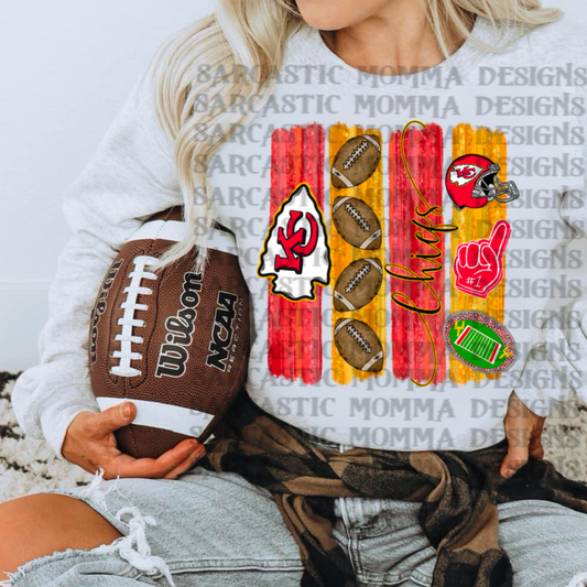 Chiefs Brushstrokes PNG File