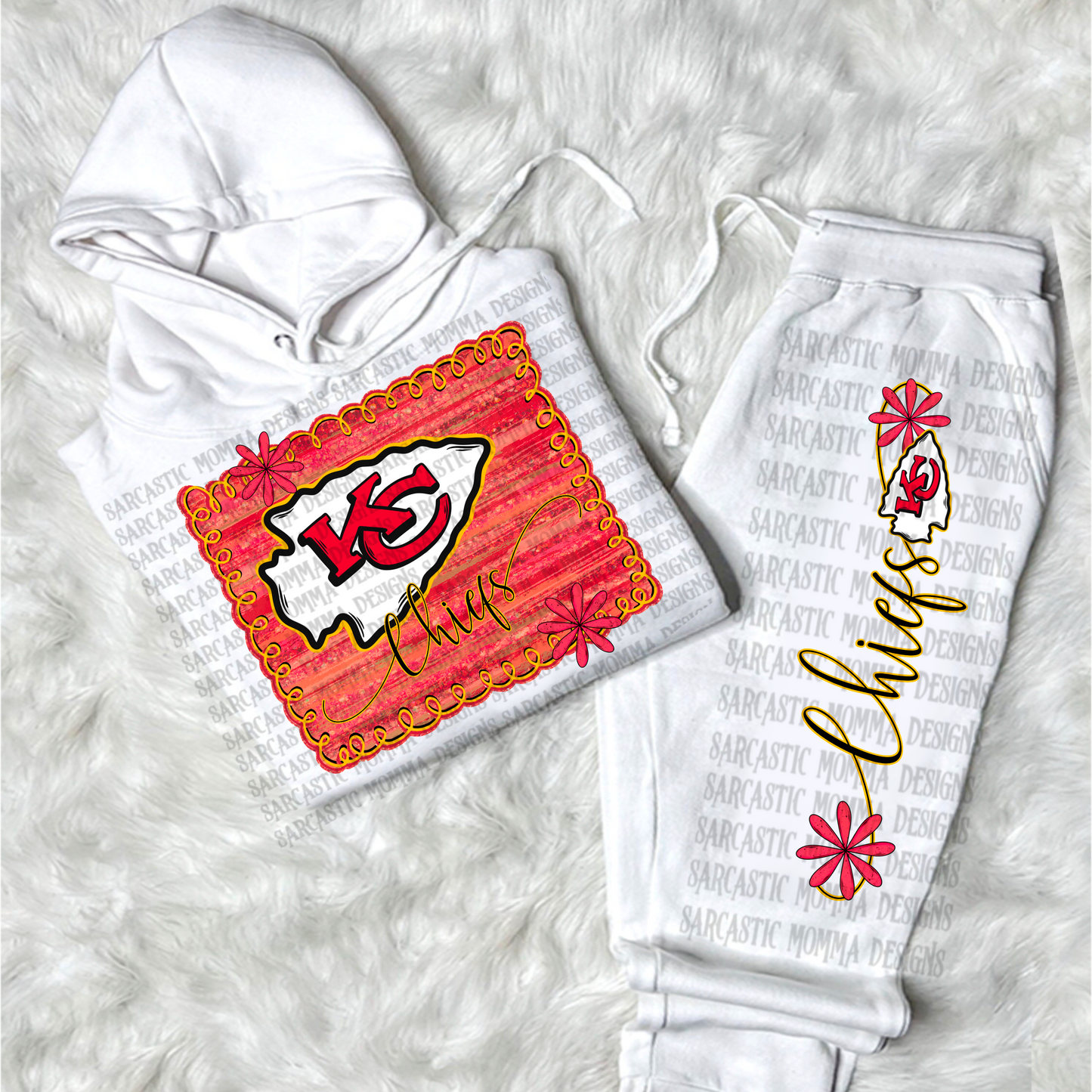Chiefs Framed with Matching Sleeve- 2 PNG Files