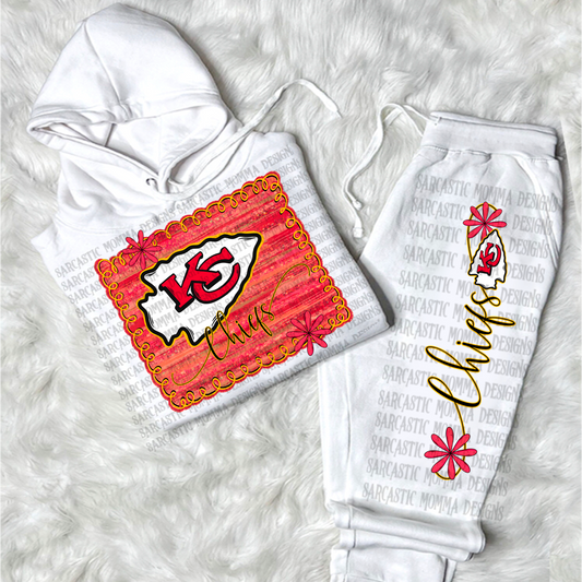 Chiefs Framed with Matching Sleeve- 2 PNG Files