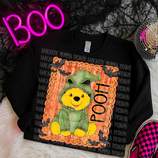 Pooh as Oogie Boogie Framed PNG File