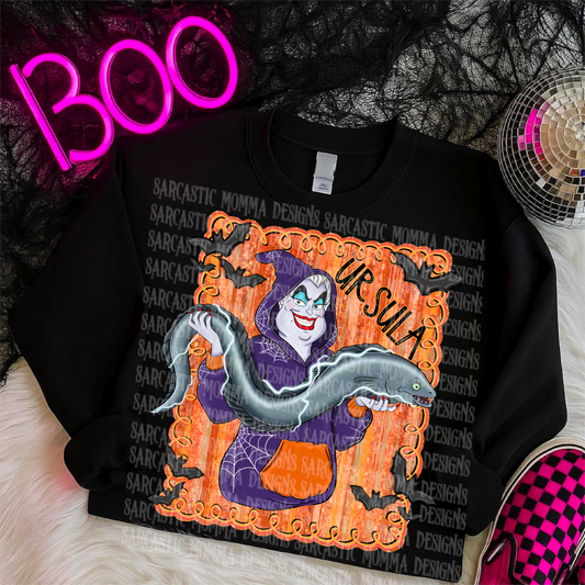 Ursula Halloween Framed PNG File