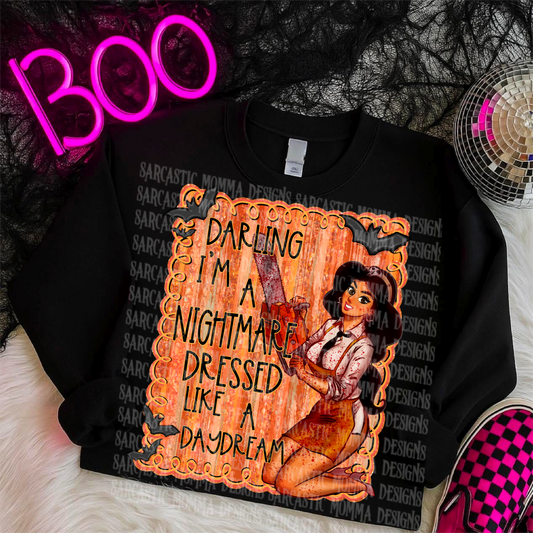 Darling I’m a Nightmare Dressed Like a Daydream Jasmine-Leatherface PNG File