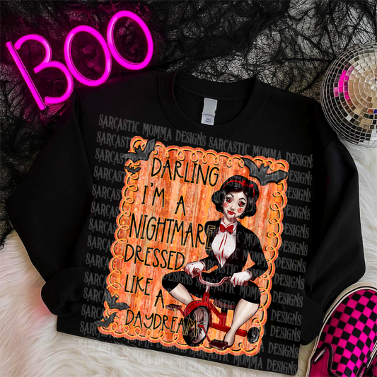 Darling I’m a Nightmare Dressed Like a Daydream Snow White-Billy PNG File