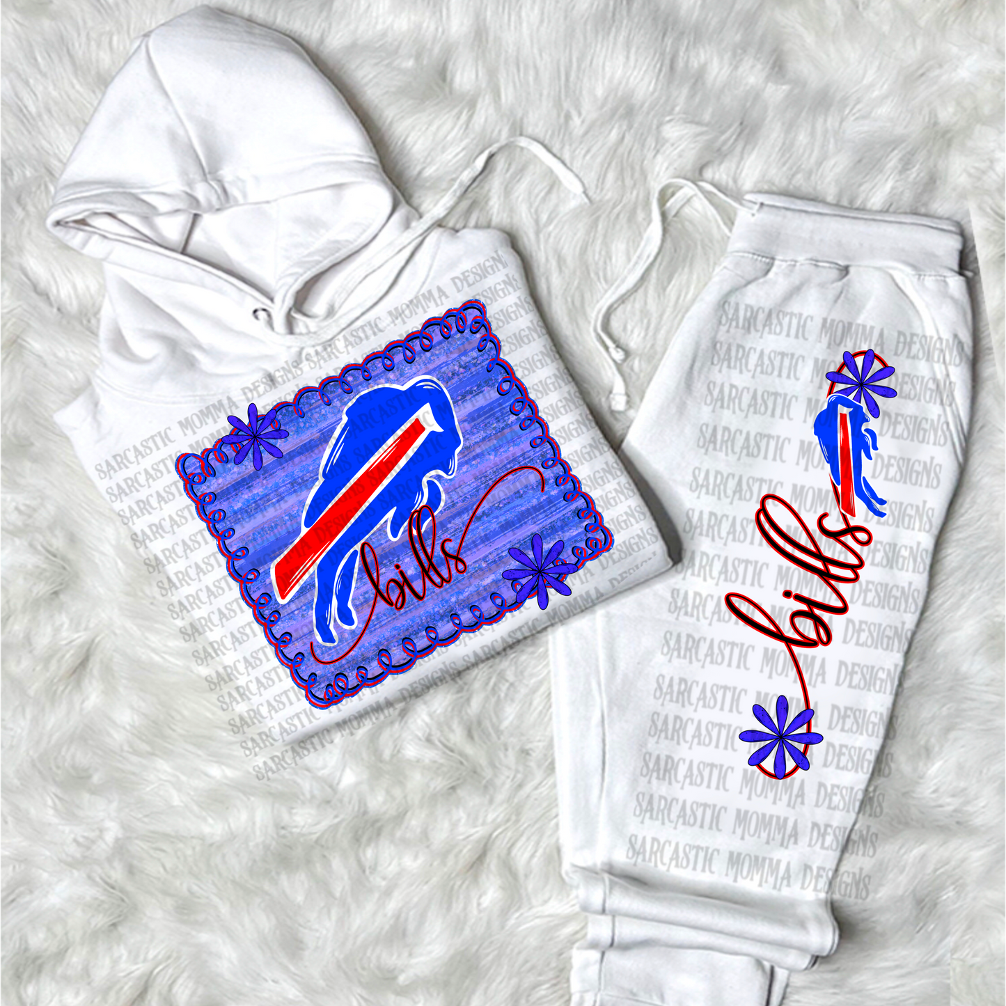 Bills Framed with Matching Sleeve- 2 PNG Files