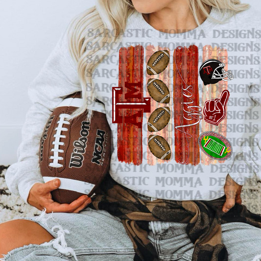 Texas A&M Brushstrokes PNG File