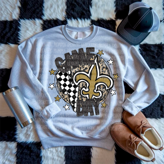 Game Day Circle Saints PNG File