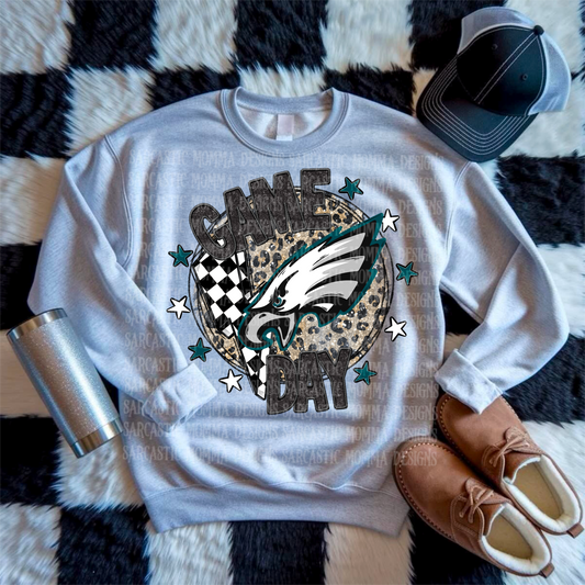 Game Day Circle Eagles PNG File