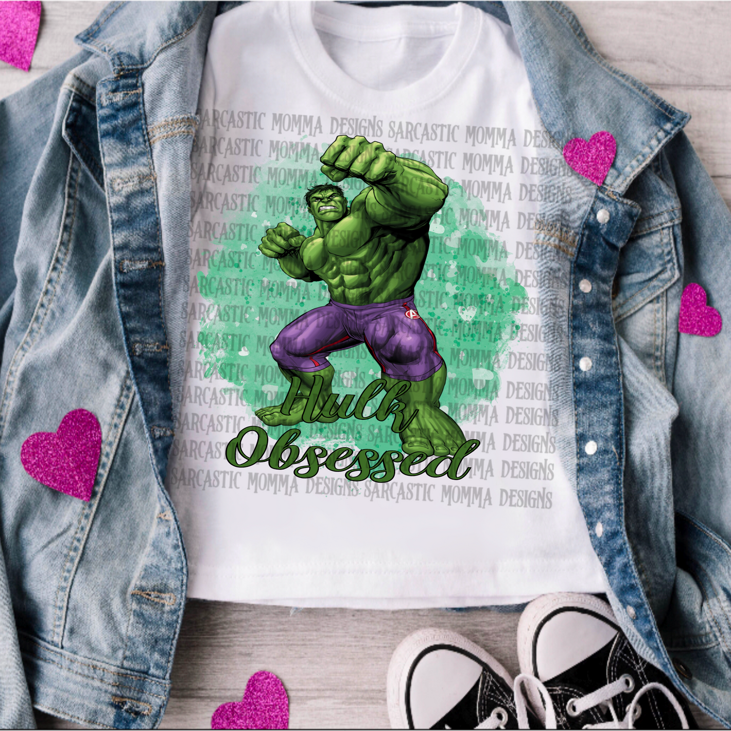 Hulk Obsessed PNG File