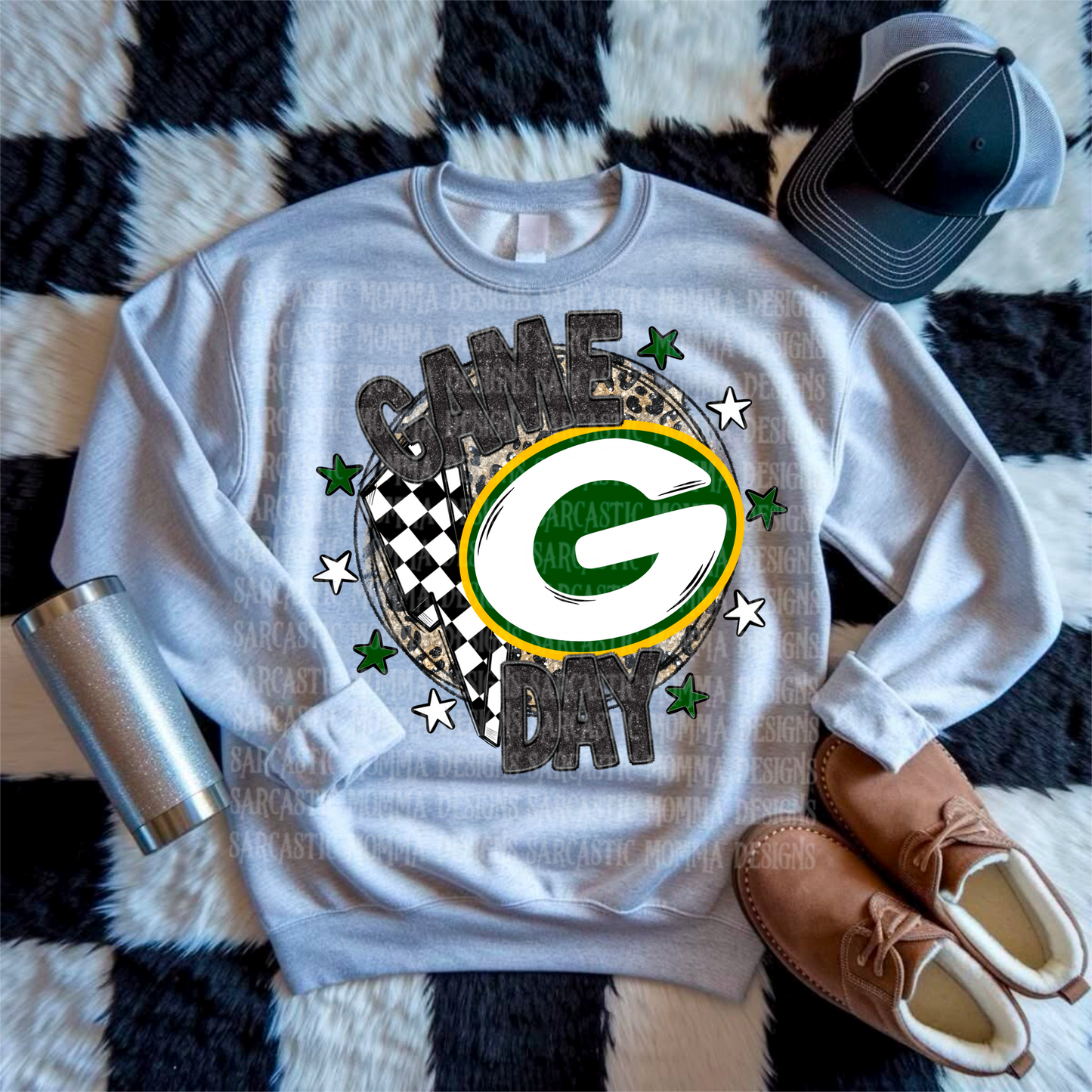 Game Day Circle Packers PNG File