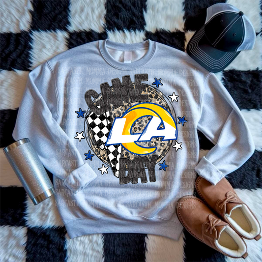 Game Day Circle Rams PNG File