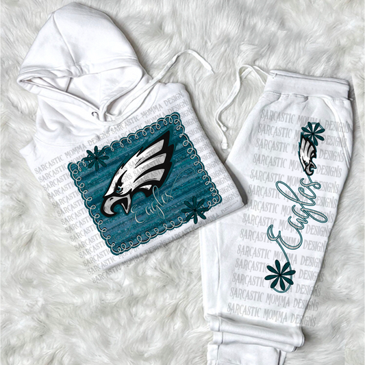 Eagles Framed with Matching Sleeve- 2 PNG Files