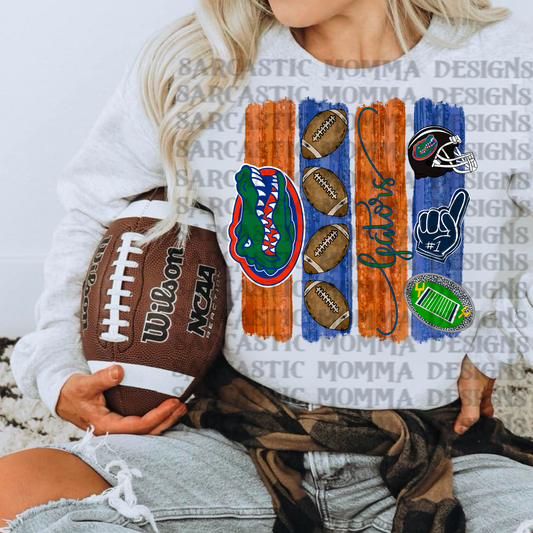 Florida Gators Brushstrokes PNG File