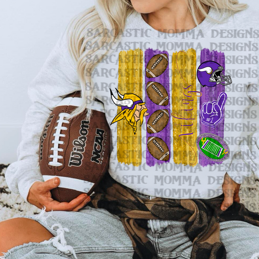 Vikings Brushstrokes PNG File