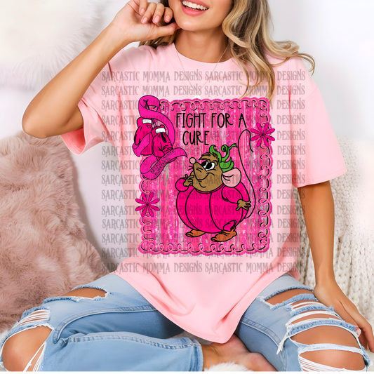 Fight For a Cure Breast Cancer Awareness Gus Gus PNG File