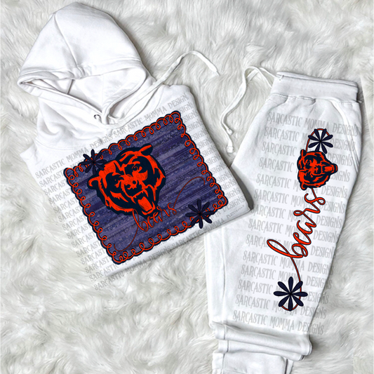 Bears Framed with Matching Sleeve- 2 PNG Files
