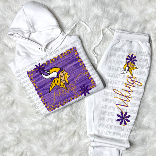 Vikings Framed with Matching Sleeve- 2 PNG Files