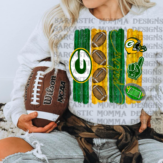 Packers Brushstrokes PNG File