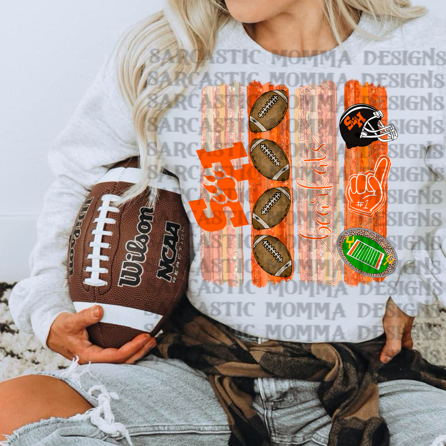 Sam Houston Bearkats Brushstrokes PNG File