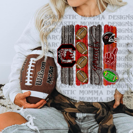South Carolina Gamecocks Brushstrokes PNG File