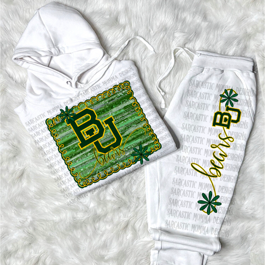 Baylor Bears Framed with Matching Sleeve- 2 PNG Files