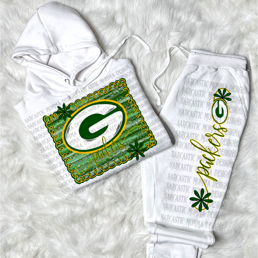 Packers Framed with Matching Sleeve- 2 PNG Files