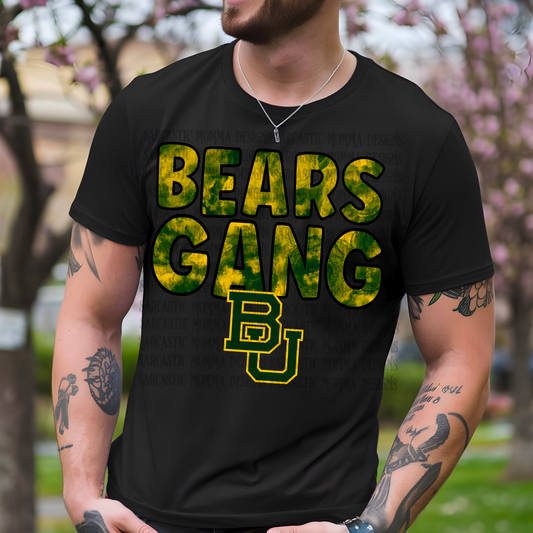 Baylor Bears Gang PNG File