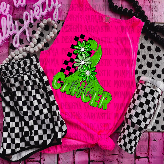 Fight Cancer Green PNG File
