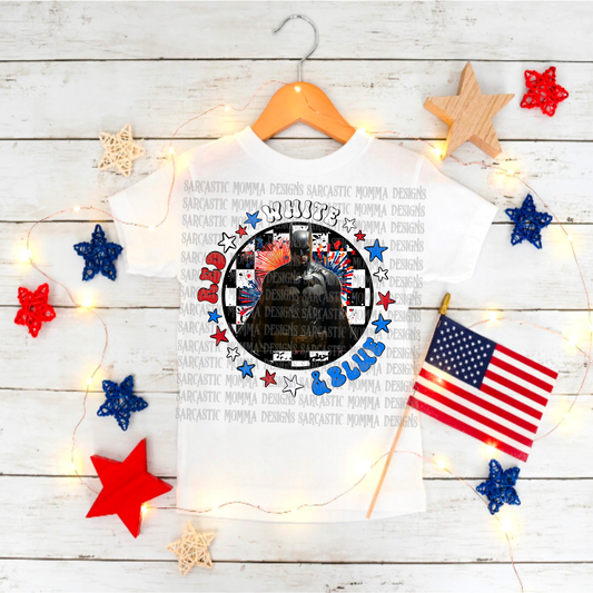 Batman Red White & Blue PNG File