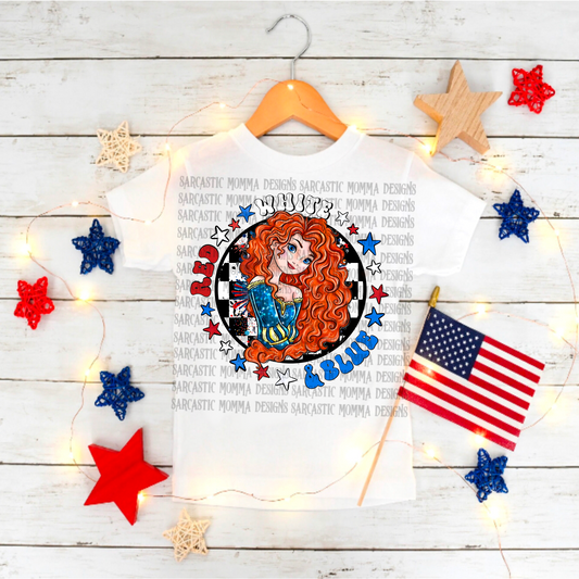 Merida Red White & Blue PNG File