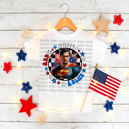 Superman Red White & Blue PNG File