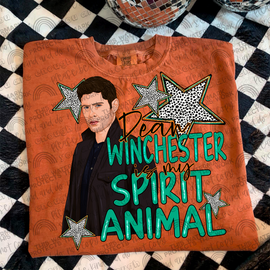 Dean Winchester Is My Spirit Animal PNG File