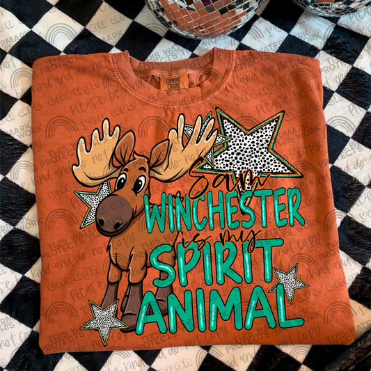 Sam Winchester Moose Is My Spirit Animal PNG File