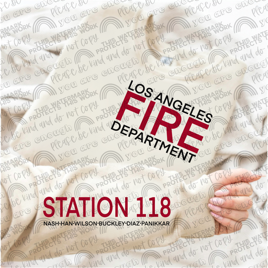 911 Los Angeles Fire Department Station 118- 2 PNG Files