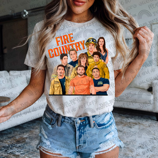 Fire Country PNG File