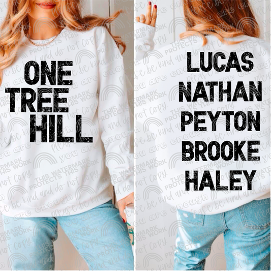 One Tree Hill Names- 2 PNG Files